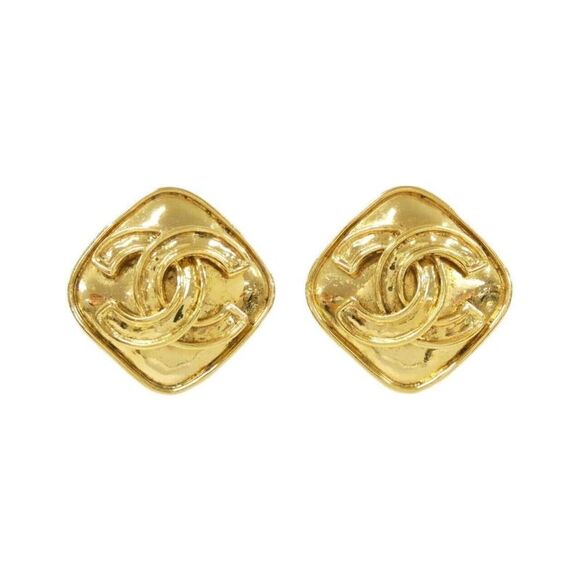 Pre Loved chanel Women Gold Earrings - Picture 1 of 5